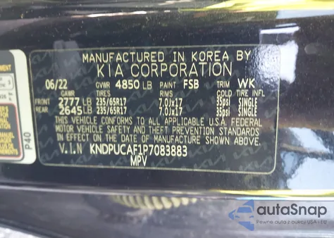 2023 Kia Sportage Lx from USA, damaged, VIN KNDPUCAF1P7083883